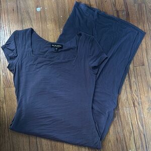 See You Monday dark blue tshirt style maxi dress